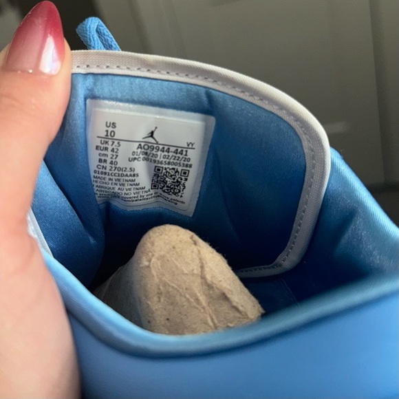 Nike Jordan 1 Low UNC (Womens) 2021 Sneakers - Picture 12 of 12